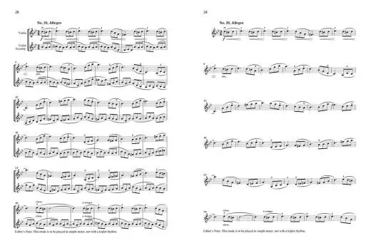Studies, Op. 45 � Book I - Wohlfahrt/Kelly - Violin/Optional Duet