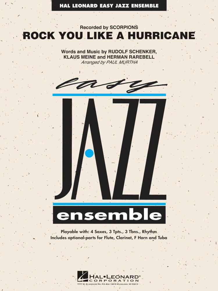 Rock You Like A Hurricane - Rarebell /Meine /Schenker /Murtha - Jazz Ensemble - Gr. 2