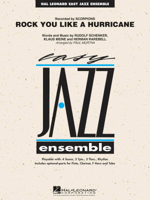Hal Leonard - Rock You Like A Hurricane - Rarebell /Meine /Schenker /Murtha - Jazz Ensemble - Gr. 2