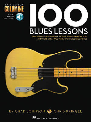 Hal Leonard - 100 Blues Lessons - Bass Guitar TAB/Audio Online