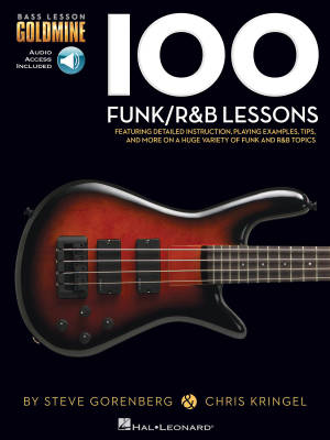 Hal Leonard - 100 Funk/R&B Lessons - Bass Guitar TAB/Audio Online