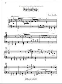 Brandon\'s Boogie - Alexander - Early Intermediate Piano