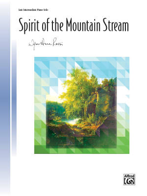 Spirit of the Mountain Stream - Rossi - Late Intermediate Piano