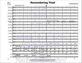 Remembering Thad - Shutack - Jazz Ensemble/Flugelhorn Feature - Gr. Easy