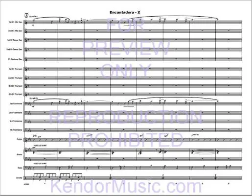 Encantadora - Zvacek - Jazz Ensemble - Gr. Medium
