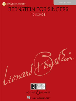 Bernstein for Singers - Baritone/Bass - Bernstein - Vocal/Audio Online