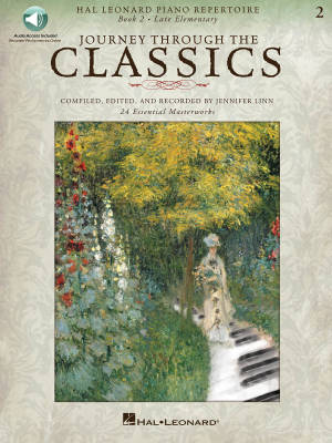 Journey Through the Classics: Book 2 Late Elementary - Linn - Late Elementary Piano/Audio Online