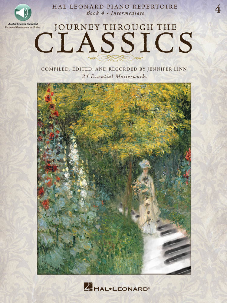 Journey Through the Classics: Book 4 Intermediate - Linn - Intermediate Piano/Audio Online