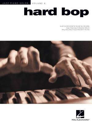 Hal Leonard - Hard Bop: Jazz Piano Solos Series Volume 6 - Piano - Book