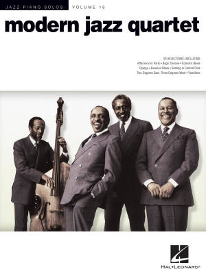 Hal Leonard - Modern Jazz Quartet: Jazz Piano Solos Series Volume 18 - Piano - Book
