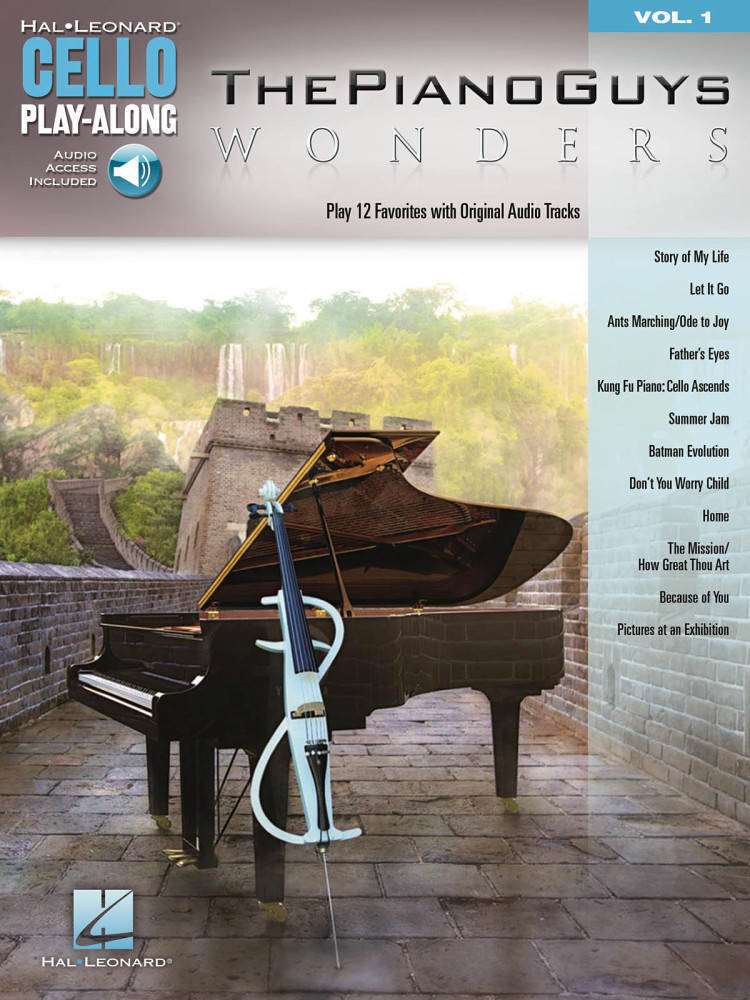 The Piano Guys - Wonders: Cello Play-Along Volume 1 - Book/Audio Online