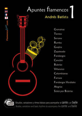 Apuntes Flamencos, Vol. 1 - Batista - Guitar - Book/CD