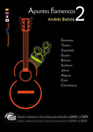Apuntes Flamencos, Vol. 2 - Batista - Guitar - Book/CD