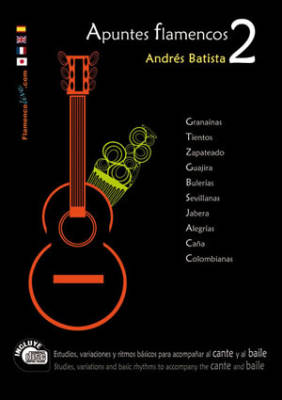Apuntes Flamencos, Vol. 2 - Batista - Guitar - Book/CD