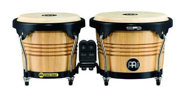 Marathon Series Wood Bongos - Natural