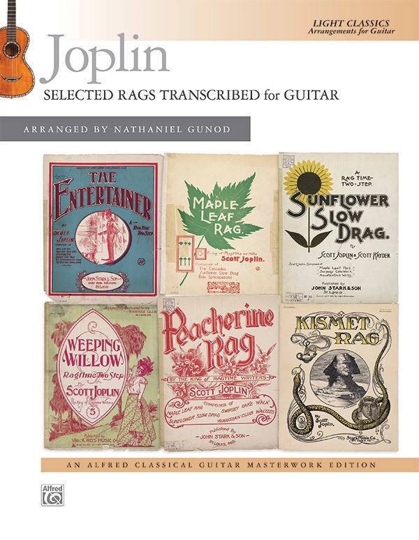 Joplin: Selected Rags Transcribed for Guitar - Joplin/Gunod - Classical Guitar - Book