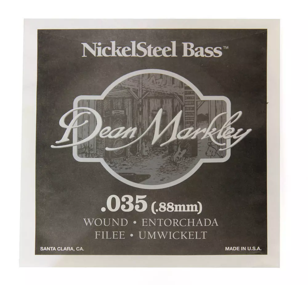 Round Wound Bass String Single .035