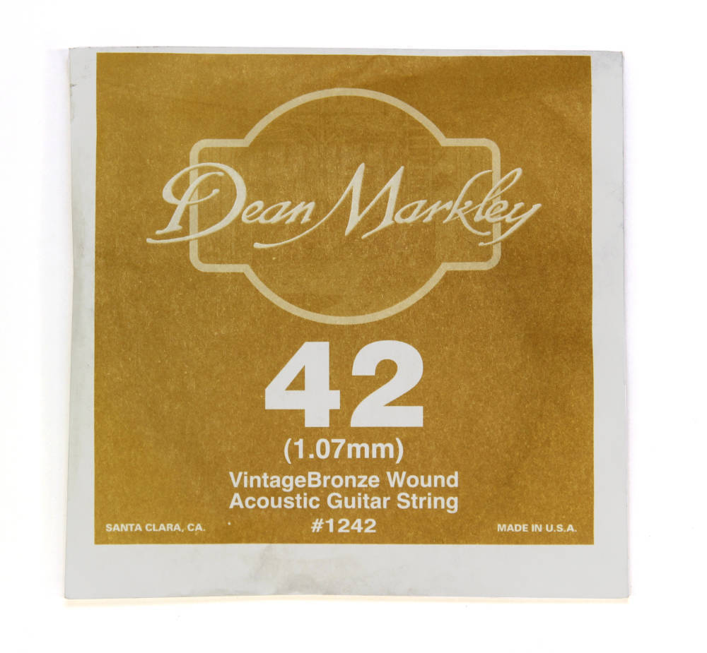 Bronze Wound Single Acoustic String .042