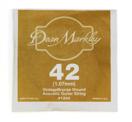 Dean Markley - Vintage Bronze Acoustic Single Strings