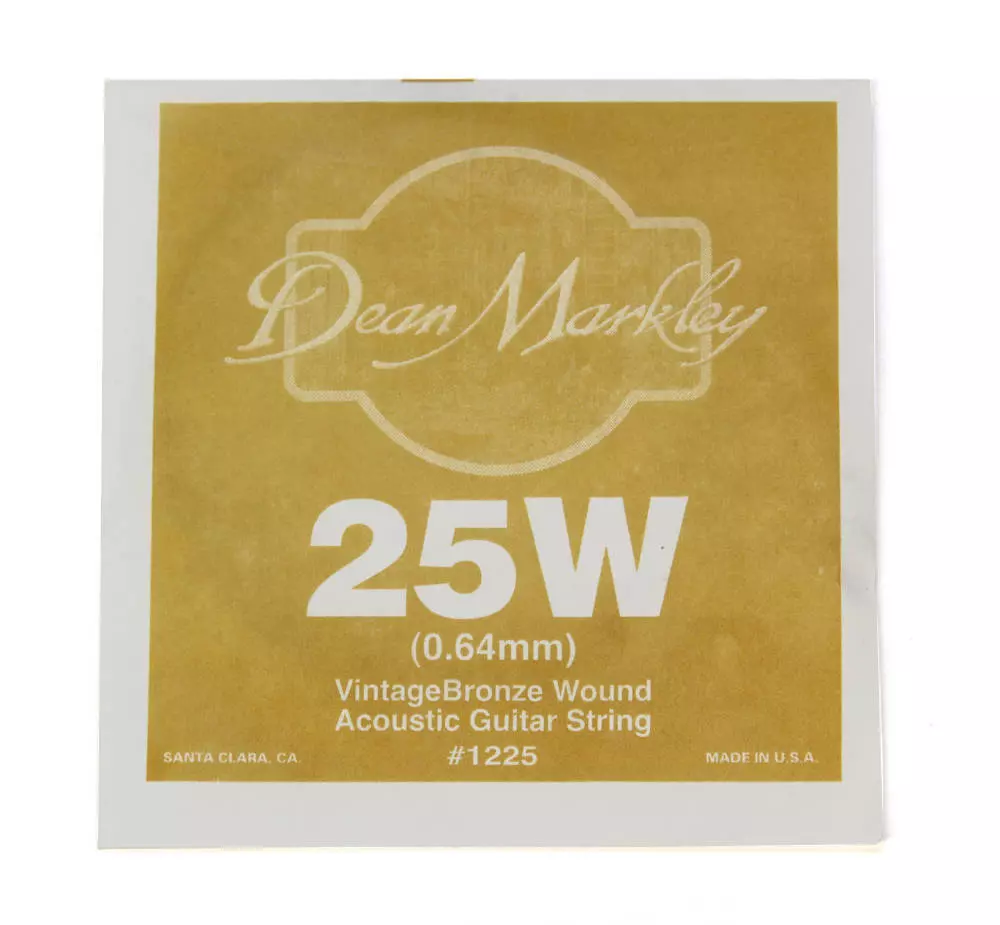 Bronze Wound Single Acoustic String .025