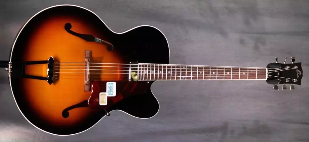 Venetian Solid Formed 17\'\' Archtop Jazz Guitar - Bourbonburst