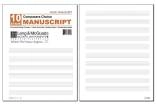 Long & McQuade - Composers Choice Manuscript Paper: 10 Stave\/3-Hole Punched - Pad