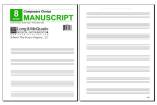 Long & McQuade - Composers Choice Manuscript Paper: 8 Stave/3-Hole Punched - Pad