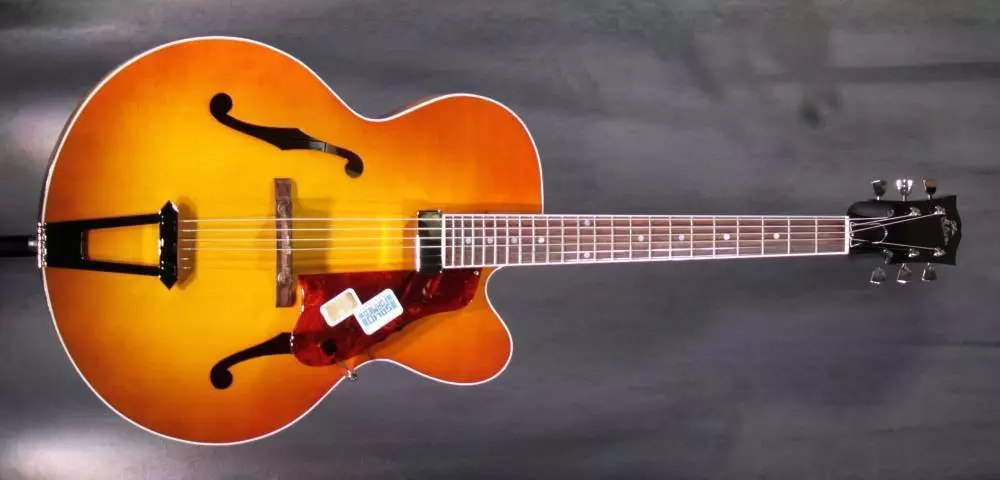Venetian Solid Formed 17\'\' Archtop Jazz Guitar - Sunrise Teaburst