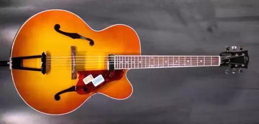 Venetian Solid Formed 17\'\' Archtop Jazz Guitar - Sunrise Teaburst
