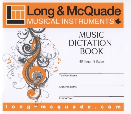 Music Dictation Book - 8 Stave - 48 Page