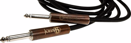 John 5 Signature 10 Foot Instrument Cable - Black