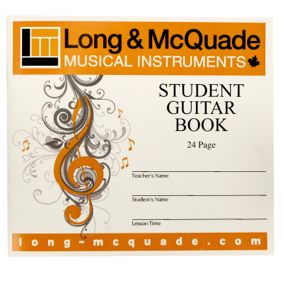 Long & McQuade - Student Guitar Book - Staff Lines/TAB/Grid - 24 Page