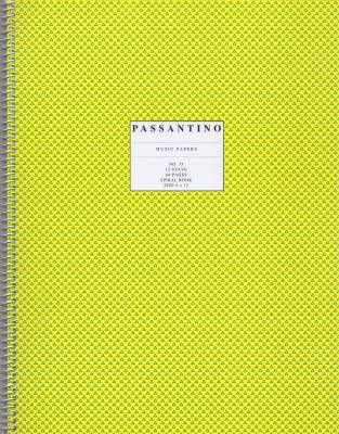 Passantino - Spiral Book No. 75 - 12 Stave - 64 Page