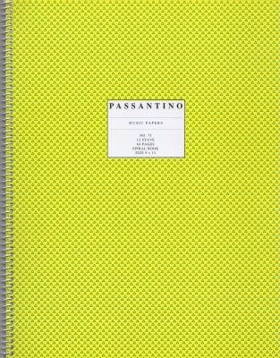Passantino - Spiral Book No. 75 - 12 Stave - 64 Page
