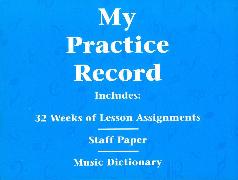 My Practice Record - Booklet - 32 Page