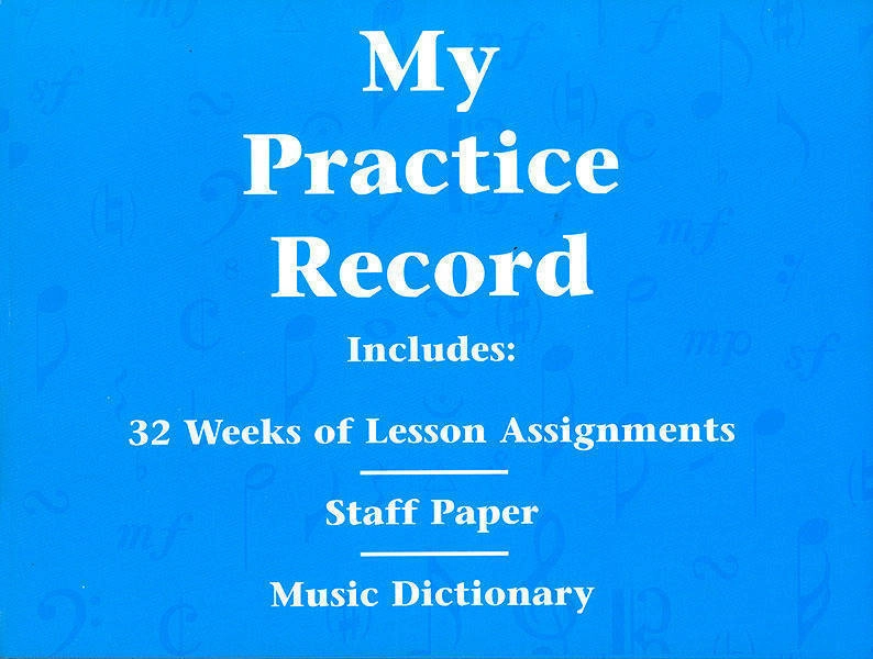 My Practice Record - Booklet - 32 Page