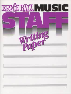 Music Staff Writing Paper - 8 Stave - 48 Page