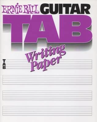 Guitar TAB Writing Paper - 6 Stave - 48 Page