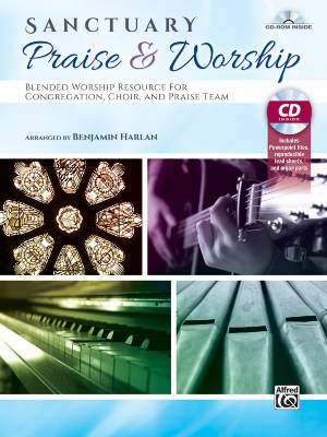 Alfred Publishing - Sanctuary Praise & Worship - Harlan - Livre/CD-ROM