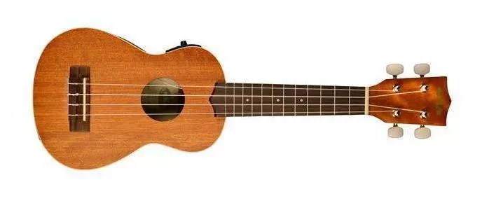 Mahogany Soprano Ukulele with Electronics