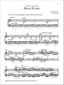 Douze Etudes - Debussy/Gordon - Advanced Piano