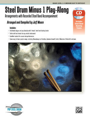 Steel Drum Minus 1 Play-Along - Moore - Book/CD