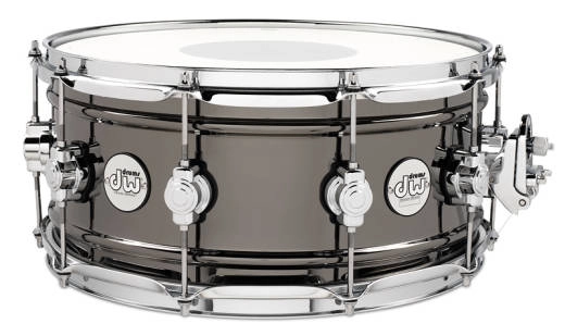 Design Series 6.5x14\'\' Brass Snare Drum - Black Nickel