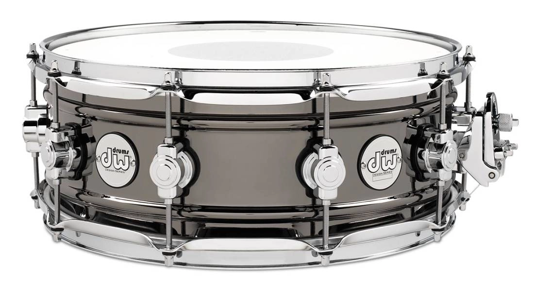 Black Nickel Over Brass Snare - 5.5x14