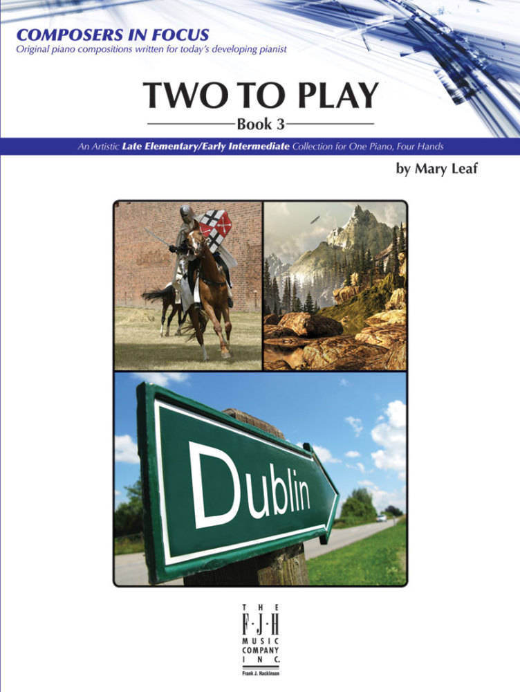 Two to Play, Book 3 - Leaf - Late Elementary-Early Intermediate Piano Duets (1 Piano, 4 Hands)