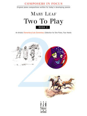 FJH Music Company - Two to Play, Book 2 - Leaf - Late Elementary Piano Duets (1 Piano, 4 Hands)