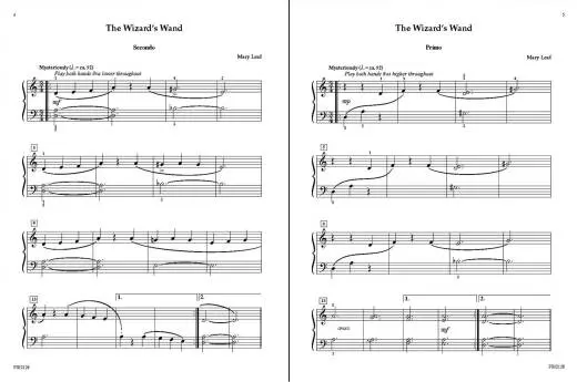 Two to Play, Book 2 - Leaf - Late Elementary Piano Duets (1 Piano, 4 Hands)