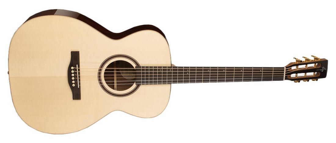 Showcase Rosewood Concert Hall Acoustic Guitar w/A6T and Case