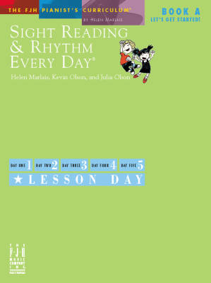 FJH Music Company - Sight Reading & Rhythm Every Day - Lets Get Started, Book A - Marlais/Olson/Olson - Piano