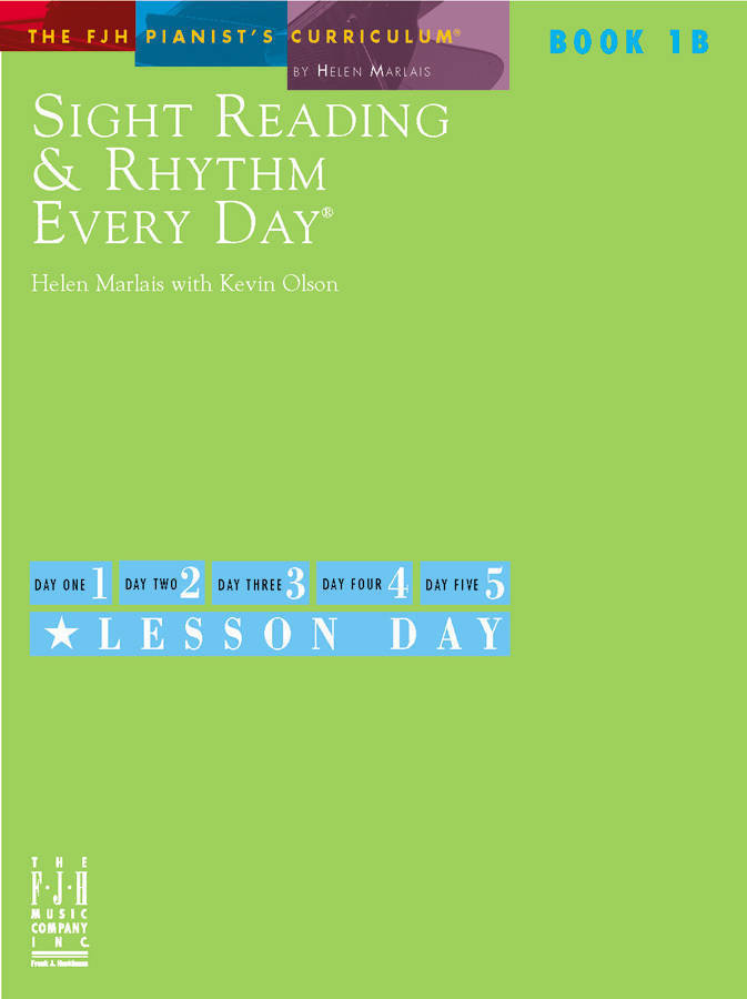 Sight Reading & Rhythm Every Day, Book 1B - Marlais/Olson - Piano